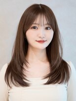 ガーデン 渋谷(GARDEN)&nbsp;レイヤーボブ ミディアムレイヤー デジタルパーマ 前髪 小顔