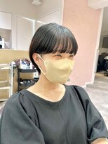 フェイス 石川町 (FACE)&nbsp;マッシュショート×ショートボブ×丸みショート×前髪あり×横浜