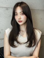 五感鷹匠 髪の診療所 姫カットレイヤーロングミディアムハッシュカット 20代30代