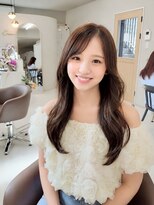 クリーム 町田(Cream)&nbsp;結んでも可愛い顔まわりレイヤー×透明感グレージュ