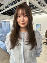 パーク(PARK)&nbsp;ロングレイヤーカット ミントカラー 透明感カラー