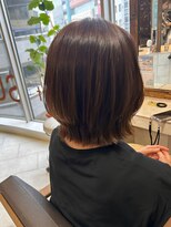ヘアリゾート粋 ティガ 池袋店(tiga)&nbsp;透明感ブラウン/ミディアム/レイヤーカット/外はね