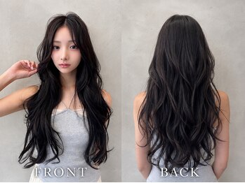 ロンド ストラーダ 心斎橋(Lond strada)の写真/韓国くびれヘアや韓国レイヤーで女性らしさも小顔効果も叶う。前髪/顔周りレイヤーカットで小顔に[心斎橋]