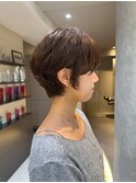 ショートパーマ/ゆるめパーマ/マッシュショート