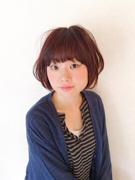 スティルヘア(still hair) 大人可愛い切りっぱなしひし形レイヤーカットナチュラルショート