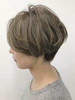 キューズ クラブ(cuz KLUB)&nbsp;【cuzKLUB】大人ショート×オリーブベージュ