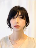 大人可愛い　イージー丸みShort bob 
