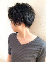 ヘアーワークス ヘルム 渋谷店(HAIR WORKS HELM)&nbsp;[HELM渋谷]ハンサムショートパーマ