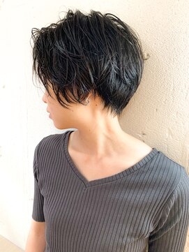 ヘアーワークス ヘルム 渋谷店(HAIR WORKS HELM) [HELM渋谷]ハンサムショートパーマ