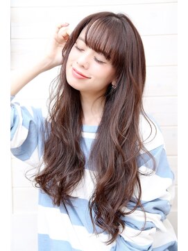 オーシャン(Ocean) [OCEAN Hair&Life藤原純] グレージュカラー×ゆるふわロング☆