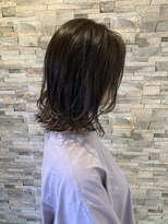 デュアリテ(dualite)&nbsp;『アッシュバイオレット×切りっぱなしボブ』外ハネラフカール☆