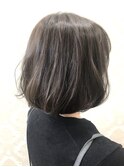 【GRAN HAIR 神居店】グレーカラーのお洒落ボブ