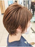 大人可愛いハンサムショート