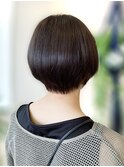 20代30代40代大人可愛い小顔丸みショートボブ