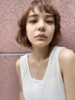 ピークアブー アヴェダ アトレ恵比寿(PEEK-A-BOO AVEDA) 前髪パーマプードルパーマウォームブラウンミックスカラー