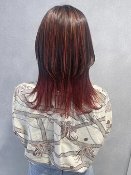 ブロッサム 上福岡店(Blossom) ミディアムウルフ/レッドカラー[上福岡]