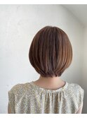 丸みショートボブ/20代30代