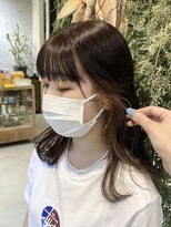 ゼスト 三鷹店(ZEST)&nbsp;【ZEST三鷹 平野葵】インナーカラー×ベージュカラー