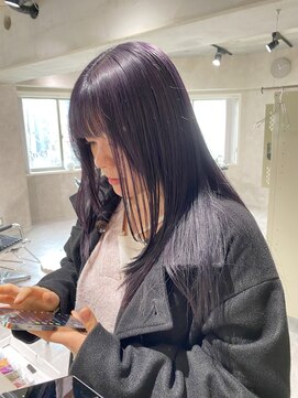 ハイプ(HYPE) 【藤沢横浜】ラベンダーカラー/ラベンダーグレージュ/暗髪