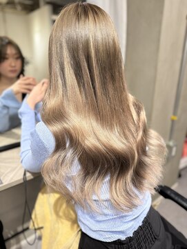 アルマバイロサ(ALMA by ROSA) アッシュベージュ×シールエクステ70枚 担当SE-YA