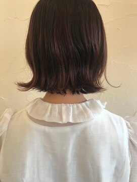 ミュゼプリュム(Musee plume) 癖を活かした外ハネボブ