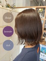 リリー 勝田台店(Lilly)&nbsp;〈Lilly勝田台 佐藤愛〉赤みを消しすぎない＊ラベンダーベージュ