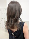 【Say.岩井】オリーブアッシュ×透明感カラー×ブリーチ無し