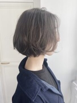 ブルー 盛岡店(BLUE) イメチェン/艶髪/ダークアッシュ/大人ミディアム/透明感ボブ