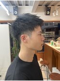 ツーブロックアップバング