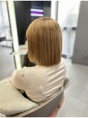 切りっぱなしボブ