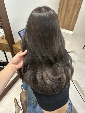 リル 茅ヶ崎(Liru:) 【ami】オリーブグレージュ☆透明感カラー/オリーブカラー