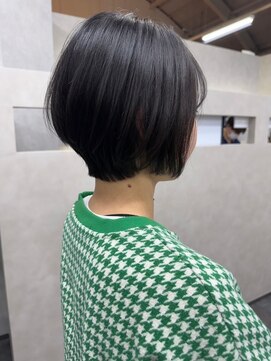 オズ 郡山桑野店(OZ) 郡山くびれショートボブハイトーンボブミルクティーベージュ30代