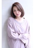 内巻き似合わせ美髪ボブ
