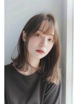 ラナ 新宿(lana) ミディアム/シースルーバング/似合わせ/【lana hair新宿】