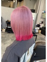 シエンゴールド(CIEN gold)&nbsp;ピンクカラー/裾カラー/ブリーチ#浜松駅#カラー#ブリーチ