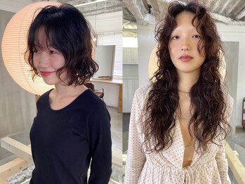 カシェ ホリエ(CACHE HORIE)の写真/【四ツ橋駅/徒歩5分】ラフで雰囲気のあるパーマからスパイラルパーマまでお客様のイメージに合わせてご提案
