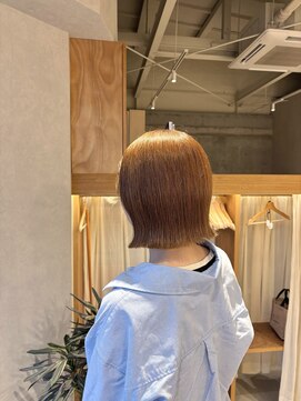 ムク 甲府(muku.) 前髪/ボブ/透明感カラー/暖色