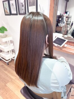 トモリヘアルーム (tomori Hair room)の写真/新次元！髪質改善トリートメントストレート【ネオメテオストレート】で、憧れのツヤ髪ストレートヘアに☆