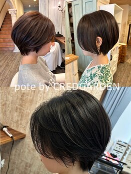 ポット バイ クレドガーデン 大宮東口店(pote by CRED GARDEN)の写真/【大宮東口5分】気になる白髪も髪や頭皮に優しくダメージレスにカラー♪更にダメージに強い髪へ導きます♪
