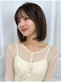 【F】ナチュラル似合わせワンカールミディアムレイヤー