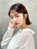 ユアーズヘア 神楽坂はなれ店(youres hair)&nbsp;レイヤーカット　くびれレイヤー　ボブ　マッシュショート　前髪