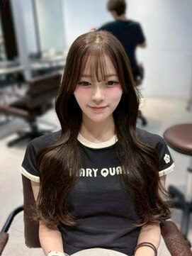 ザシェノンウメダ(THA CHAINON UMEDA) 心斎橋/着物ヘア/大人ガーリー/ダークアッシュ/似合わせカット