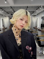 オルズ 渋谷(ALLZ)&nbsp;渋谷/ケアブリーチ/ハイトーン/ダブルカラー/渋谷駅/ボブ/カラー