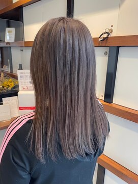 クラップス オル 金沢八景(CLAPS Ore) 追浜顔周りレイヤーカット顔周りカットブリーチなしダブルカラー