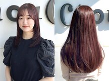 透明感ある暖色カラーをご提案【スタイリスト 茂木香奈衣】