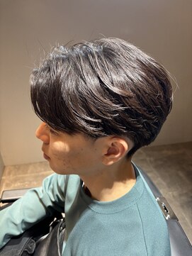 ハイプ 木更津(HYPE) 【緩めフェザーパーマ】刈り上げセンターパート/木更津