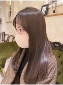 ●縮毛矯正/髪質改善ストレートパーマ/シルキーココアブラウン