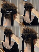 ヘアカロン 熊本下通店(Hair CALON)&nbsp;ヘアセット/お呼ばれヘア/結婚式ヘア/ヘアアレンジ/お団子ヘア