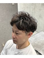 ボンド(B.ond)&nbsp;アップバングメッシュ／メンズ／無造作ヘア／ローフェード