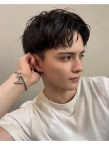 サンドナル メンズ 鹿児島天文館(sand NALU men's)&nbsp;ニュアンスウルフ/ダウンバング/スペインカール[鹿児島天文館]